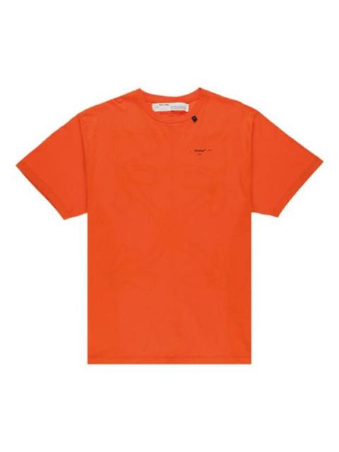 Off-White Off-White Abstract Arrows Embroidery Short Sleeve Oversize OMAA038F191850111910