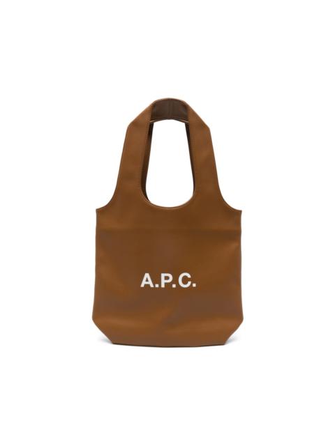 A.P.C. logo tote bag