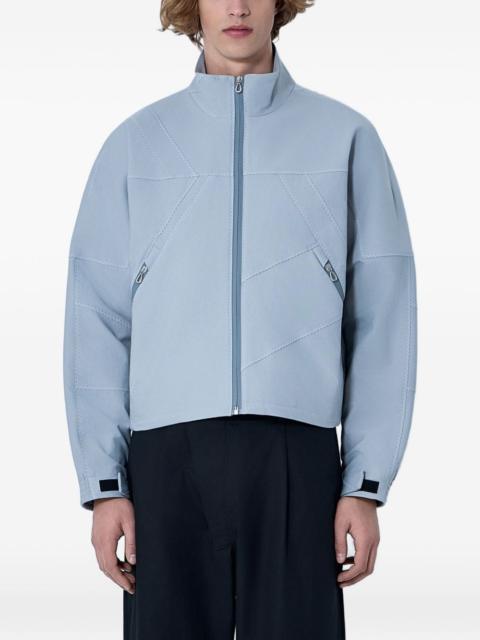 Kiko Kostadinov Fosco geometric-stitch high-neck jacket