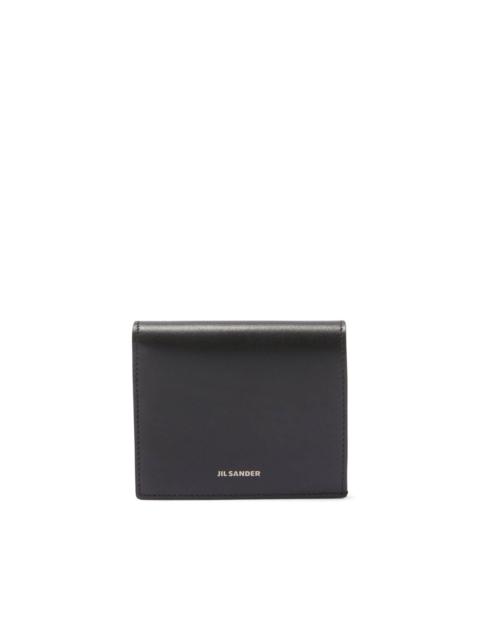 Jil Sander logo-stamp tri-fold wallet