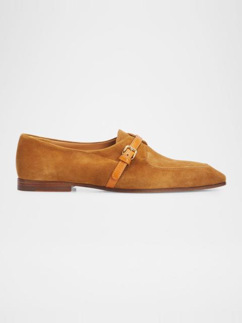 Church's Sienna Buckle Strap Suede Loafers