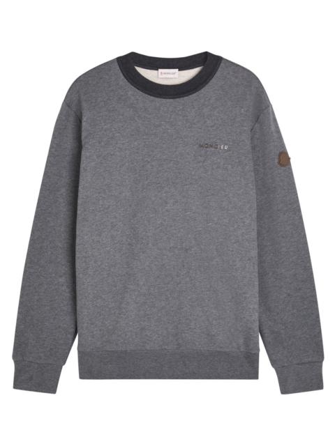 Moncler Moncler Logo Cotton Sweatshirt