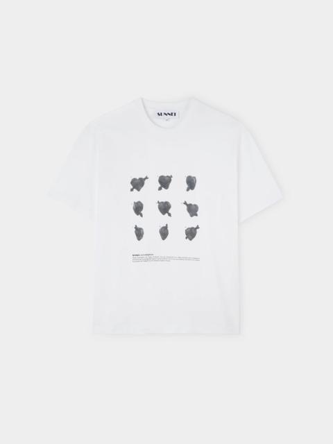 SUNNEI ''CUORI DI PIETRA'' T-SHIRT / off-white