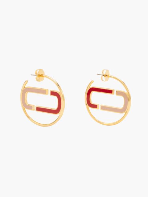 THE J MARC COLORBLOCK HOOPS