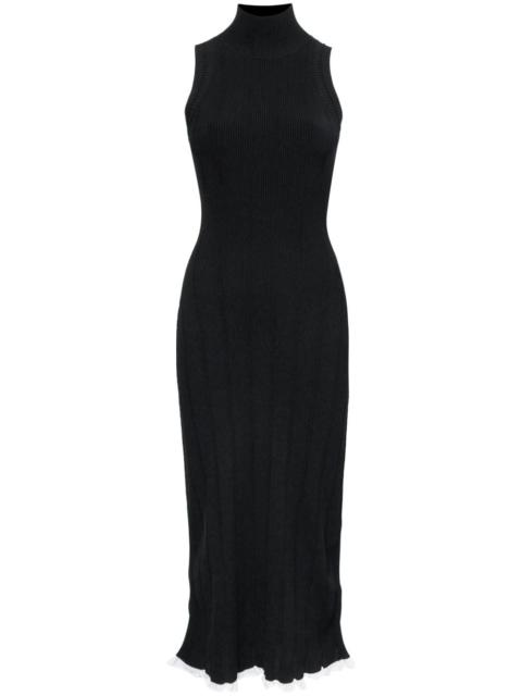 Proenza Schouler pointelle-knit high-neck dress