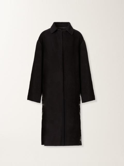 FABIANA FILIPPI Double-faced soft wool and cashmere coat