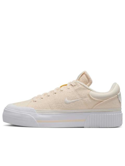 Nike (WMNS) Nike Court Legacy Lift 'Light Ivory White' FZ2606-101