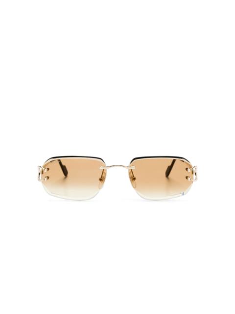 Cartier rectangle-frame sunglasses