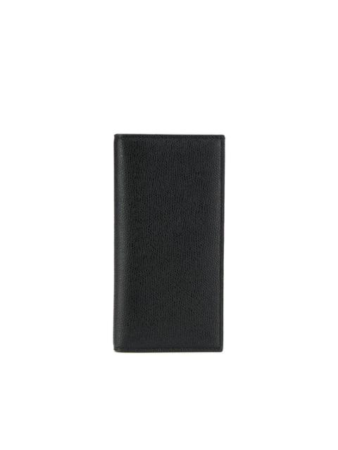 Valextra pebbled bi-fold wallet