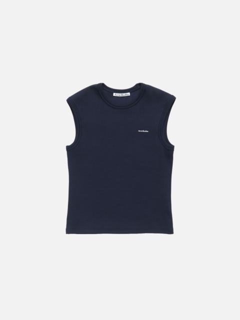 Acne Studios Logo muscle t-sirt - Navy