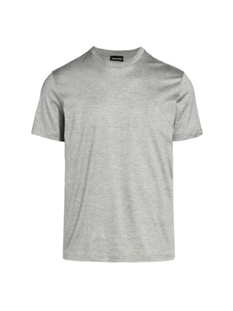 GIORGIO ARMANI Men's Crewneck T-Shirt - Grey