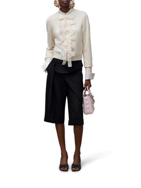 Dior DRAPED ANKLE-LENGTH TROUSERS