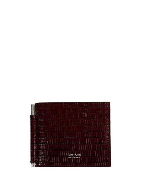 TOM FORD Printed Tejus Money Clip Wallet