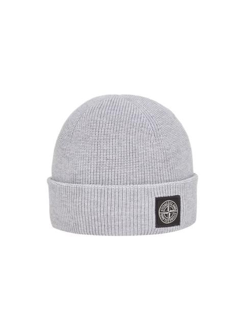 Stone Island N02D7 RIBBED SOFT ORGANIC COTTON DARK GRAY MELANGE