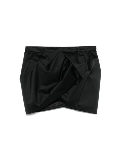 N°21 wrap-detail mini skirt