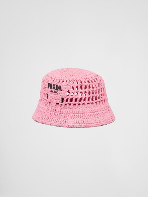 Prada Woven fabric bucket hat