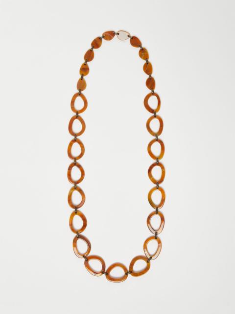 Max Mara EMANUEL Resin ring necklace