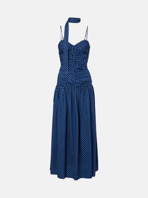 POSSE Edie polka-dot maxi dress