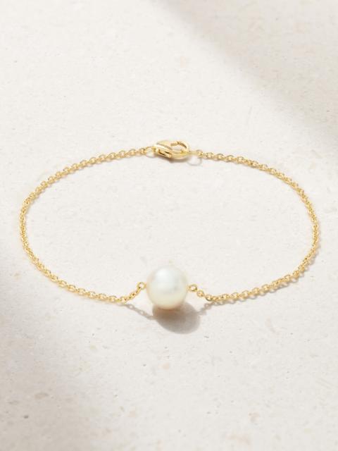 MIKIMOTO 18-karat Gold Pearl Bracelet