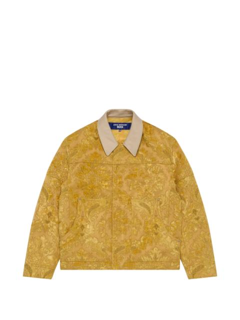 Junya Watanabe MAN Floral Pattern Collar Relaxed Jacket