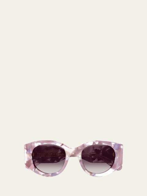 Round Acetate Sunglasses