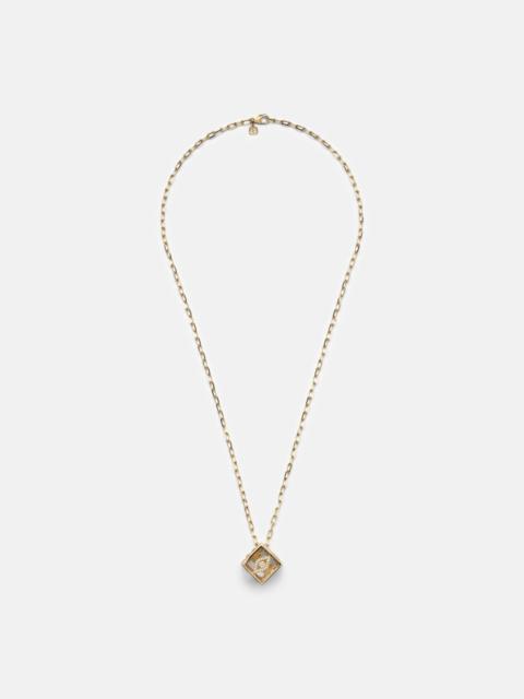 SYDNEY EVAN 14kt gold charm necklace with diamonds