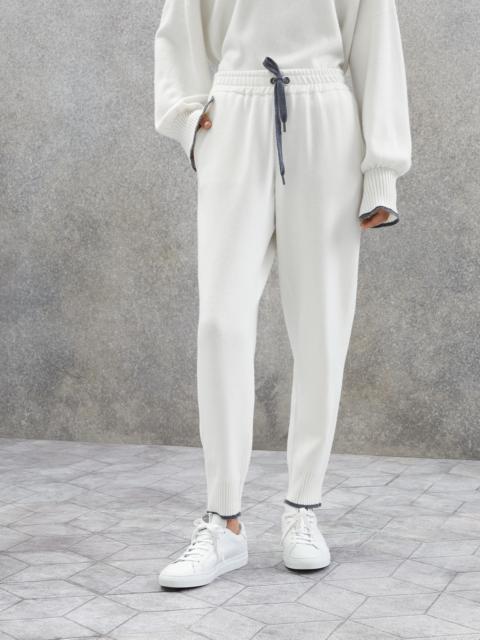 Brunello Cucinelli Cashmere knit trousers