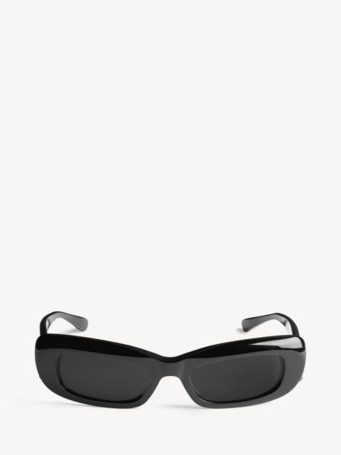 BALENCIAGA Women's Diva Rectangle Sunglasses in Black