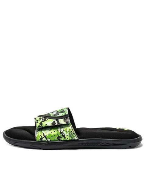 Under Armour Under Armour Ignite 6 Graphic Strap Slide 'Black Green Citrine Camo' 3024450-001