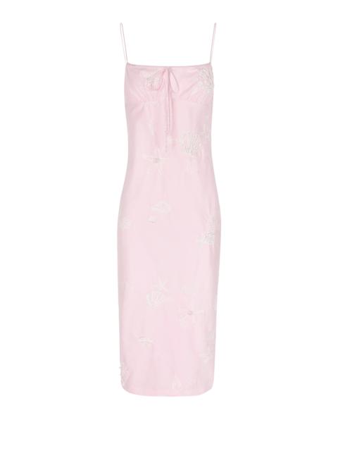 BERNADETTE Slip Dress Riri Embroidered