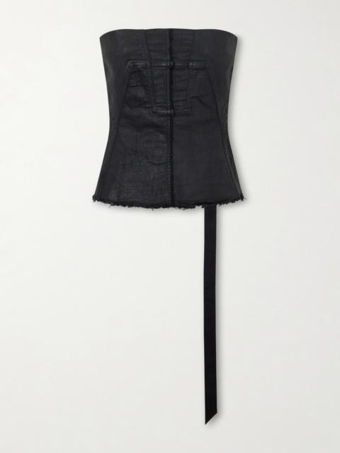 Rick Owens Temple Denim Boustier