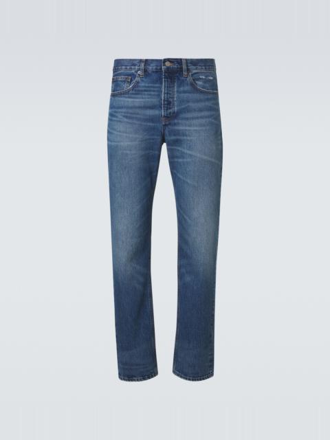 FRAME Mid-rise straight jeans