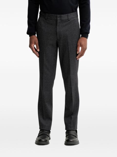 HUGO houndstooth-pattern trousers