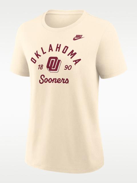 Nike Oklahoma Legacy Team Name Women's Nike College T-Shirt
