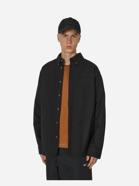 Oxford Button-Down Longsleeve Shirt Black