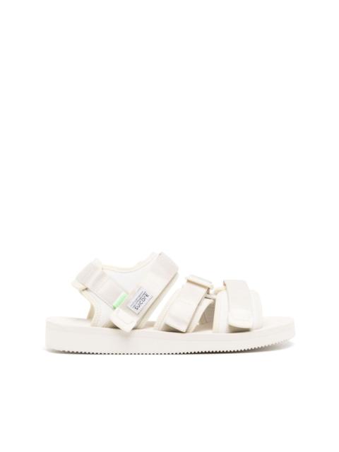 Kisee-Cab logo-patch sandals