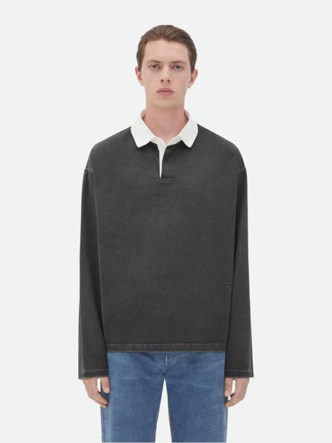 Bottega Veneta Washed Out Jersey Polo