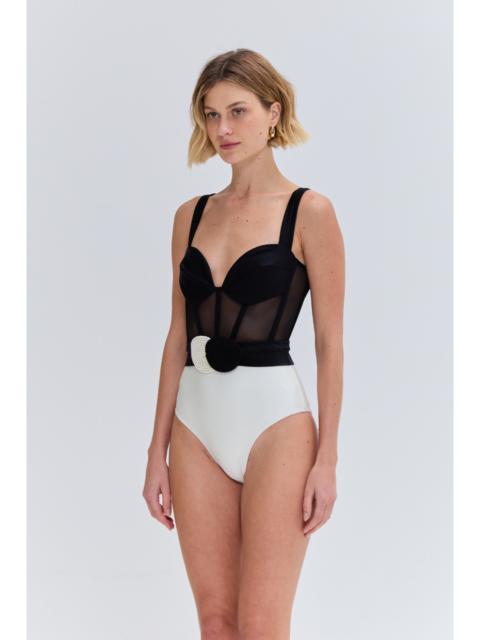 PatBO JERSEY SANDS CORSET BODYSUIT