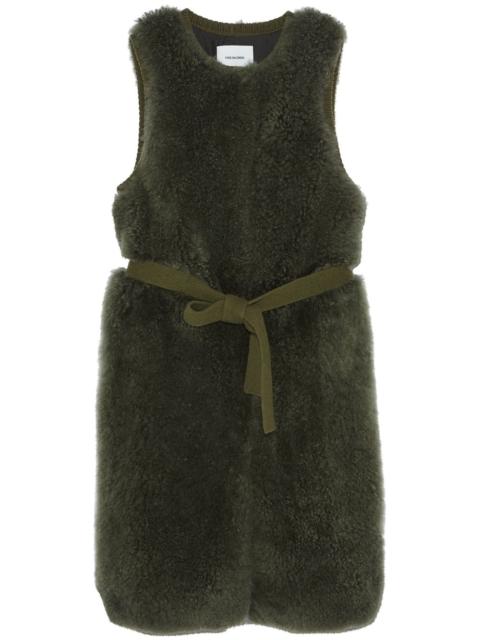 Yves Salomon belted shearling gilet