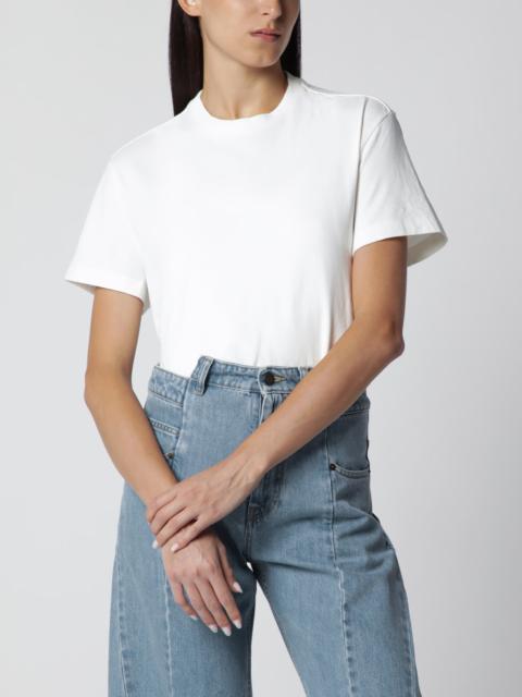 Maison Margiela Double-layer cotton T-shirt in white