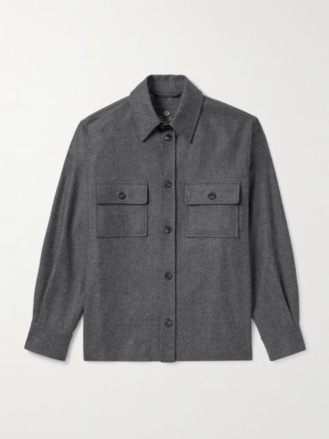 Loro Piana Jim Wish® Flannel Overshirt
