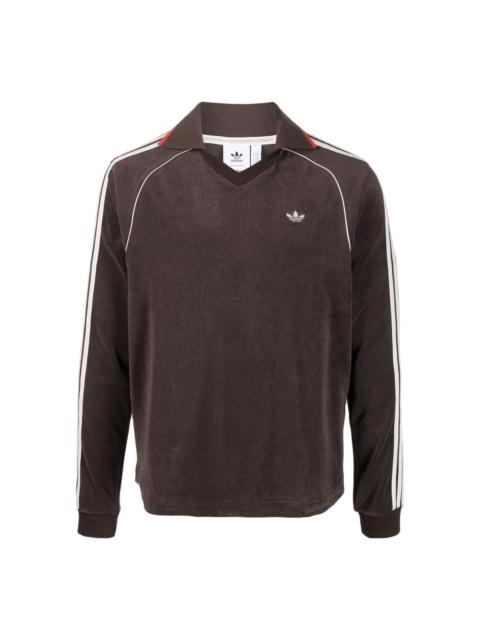 adidas adidas originals x Wales Bonner Long Sleeve Towel Shirt 'Brown' IB3251