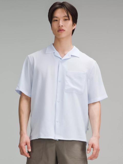 Lightweight Camp Collar Button-Up Shirt