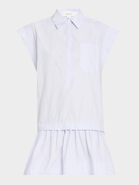 Brock Drop-Waist Shirtdress
