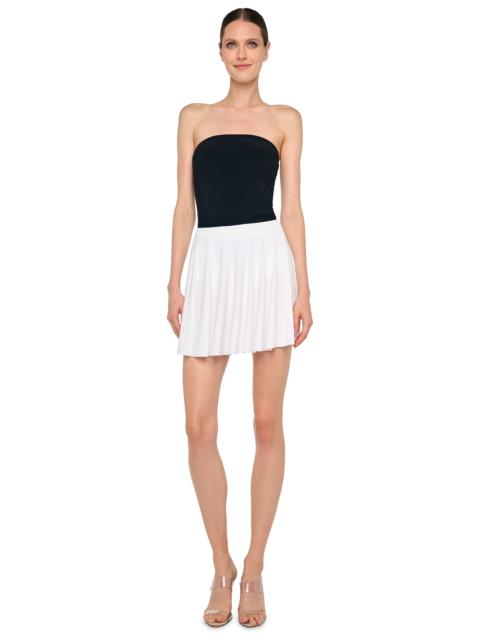 NORMA KAMALI FLARED MINI SKIRT