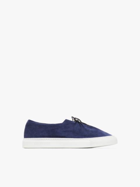 Mackintosh JACQUES SOLOVIÈRE NAVY SUEDE SNEAKERS