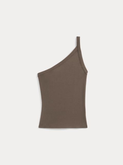 EVERLANE RETROSOFT COTTON ONE-SHOULDER TANK