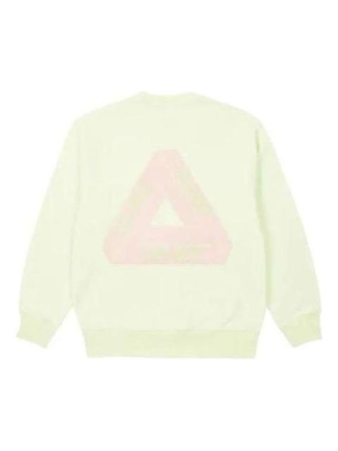 PALACE Palace S23 Fleece Tri-Ferg Crew Sweater 'Yellow' PLC23028