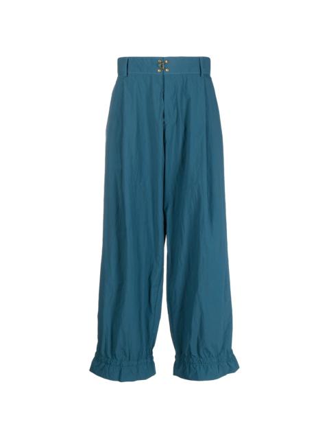 Kolor cropped straight-leg trousers