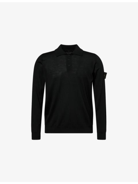 Stone Island Ghost Compass-Badge Wool Jumper